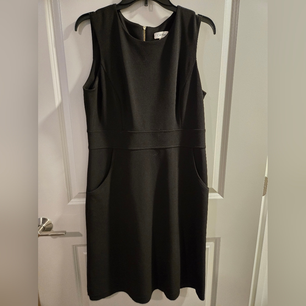 Calvin Klein Black Midi Dress